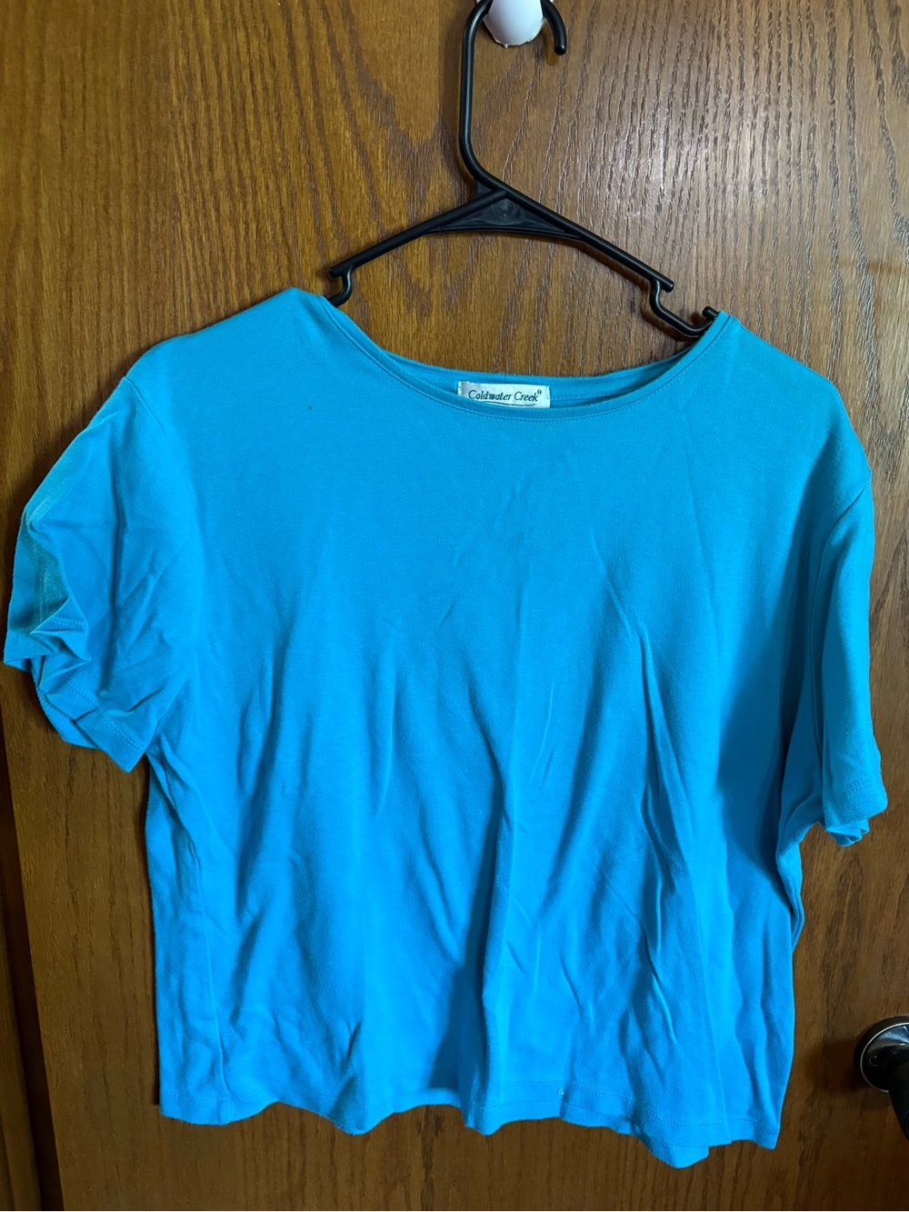 Coldwater Creek Turquoise Short Sleeve Tee
